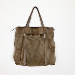Gorgeous All Saints Suede Leather Shoulder Bag